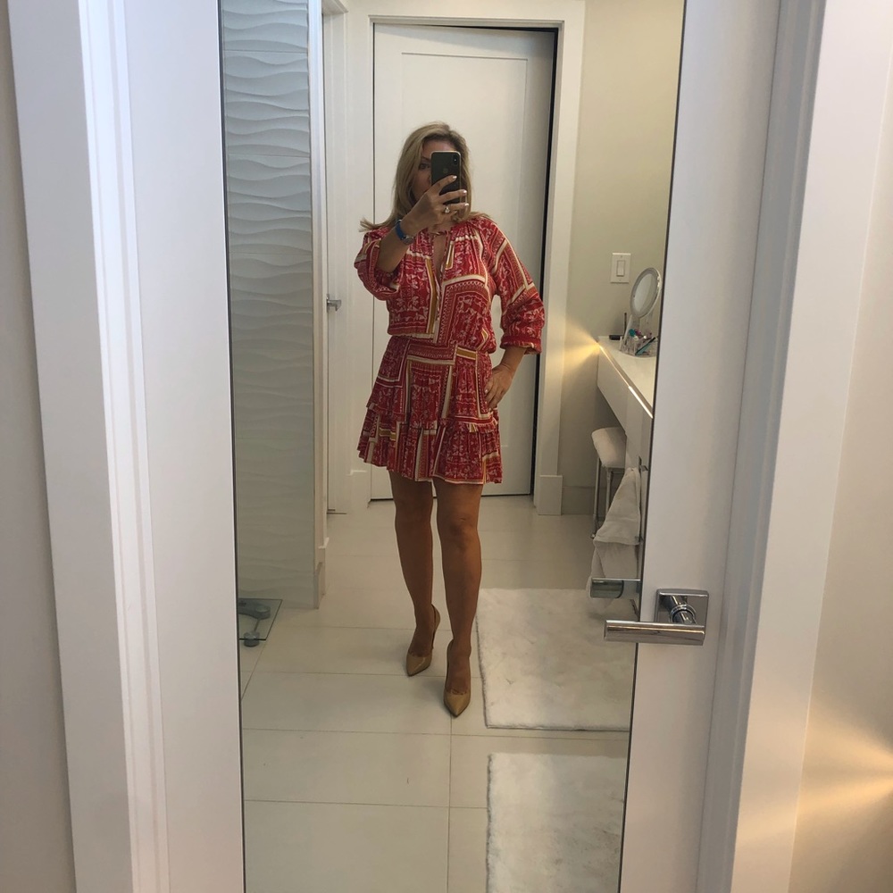 Skylar&Madison rayon ruffle slip-on, size small